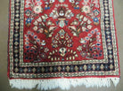 2' 1" X 4' Handmade Vintage Red Indian Wool Rug Organic Dues Red Nice # 21 - Jewel Rugs