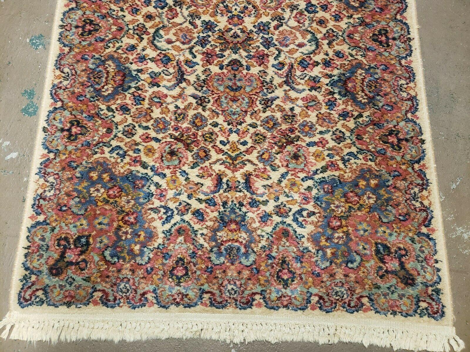 2' 10" X 5' Karastan Kirman Pattern # 759 Wool Rug American Made - Jewel Rugs