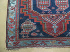 4' X 6' Handmade Caucasian Kazak Karabagh Shirvan Wool Rug Blue Nice - Jewel Rugs