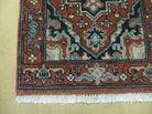 2' X 3' Handmade India Floral Oriental Wool Rug Carpet Vegetable Dye Rusted Red - Jewel Rugs