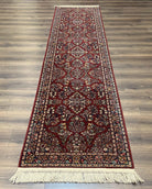 Karastan Runner Rug, Karastan Sarouk #785, Original Collection, 700 Series, 2.10 x 12 ft Runner, 3x12 Runner, Wool Karastan Rug, Rare, Red - Jewel Rugs