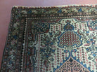 2' X 2' 5" Antique Hand-Knotted India Wool Rug Carpet Ivory Nice - Jewel Rugs