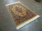 3' X 5' Vintage Machine Made Wool Rug Belgium Made - Jewel Rugs