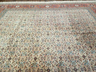 11' X 18' One-of-a-Kind Pakistan Hand-Knotted Wool Rug IVORY Nice Handmade - Jewel Rugs