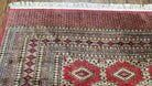 7' X 11' Vintage Handmade Fine Bokhara Turkoman Yamud Pakistan Wool Rug Nice - Jewel Rugs