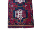 2' 9" X 4' 7" Vintage Handmade Tribal Wool Rug Balouchi Rug Afghan Rug Red Beige - Jewel Rugs