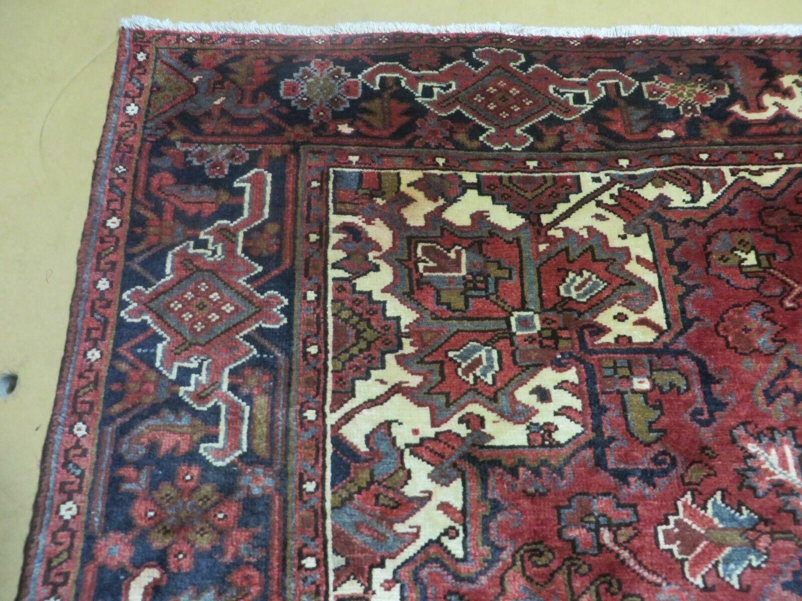 8' X 11' Vintage Handmade Turkish Wool Rug Nice - Jewel Rugs