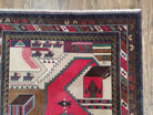 4x6 Handmade Balouch War Afghan Tribal Rug Organic Dyes Tanks Soviet Aggregation - Jewel Rugs