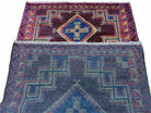 2'11" X 4'6" Vintage Handmade Tribal Wool Rug Balouchi Rug Afghan Rug Geometric - Jewel Rugs