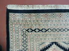 9' 2" X 11' 8" Handmade Finely Knotted Pakistani Turkoman Bokhara Wool Rug - Jewel Rugs