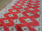 5' X 8' Vintage Handmade Bokhara Turkoman Pakistan Wool Rug Carpet Red Nice - Jewel Rugs