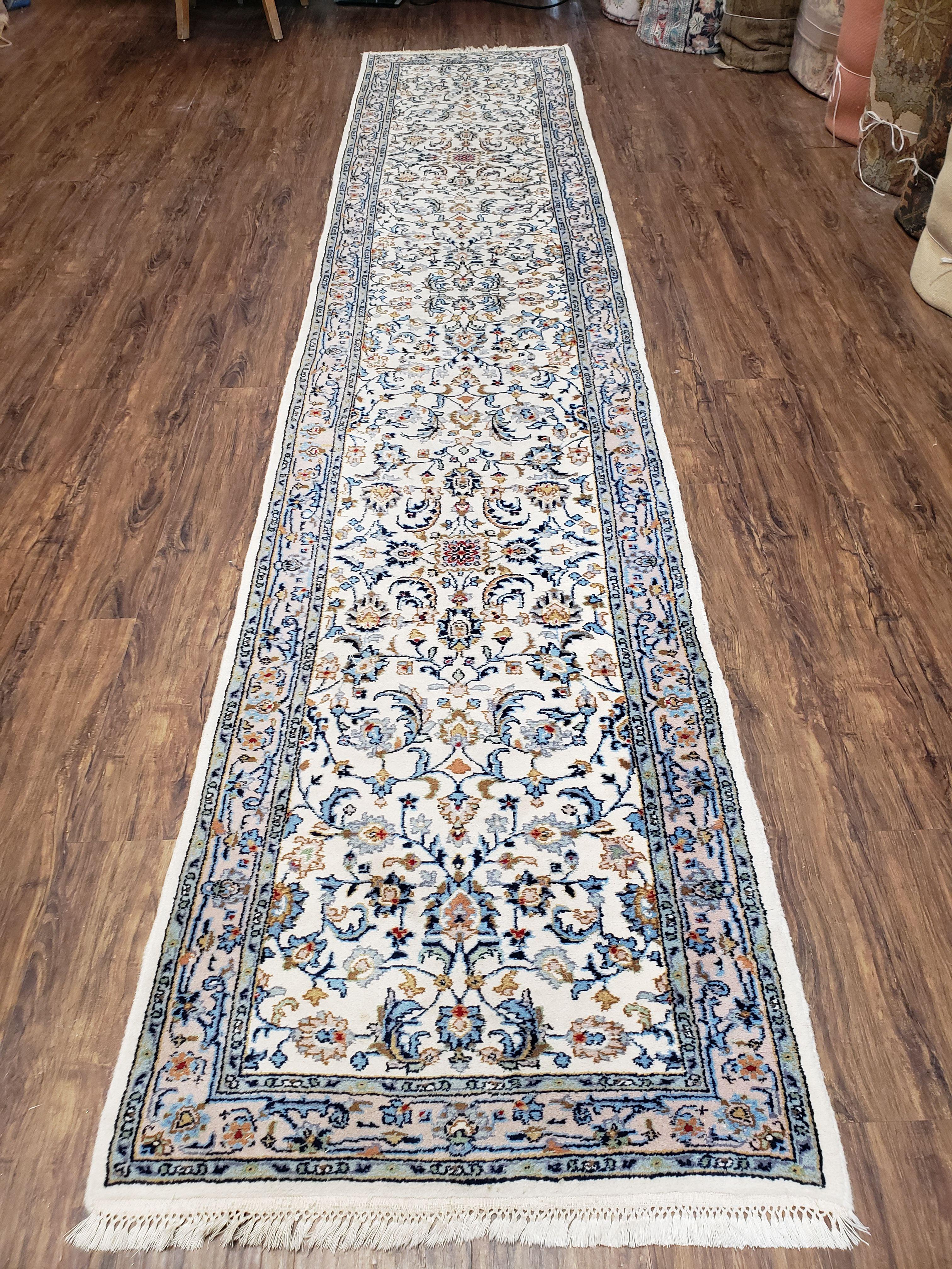 2'9" X 13' 6" Oriental Runner Rug, Top Quality Hand-Knotted Wool Rug Runner Beige 13ft Runner, 14ft Runner, Long Runner, Hallway Rug, Nice - Jewel Rugs