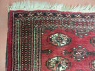 3' X 4' Vintage Handmade Turkoman Bokhara Rug - Jewel Rugs