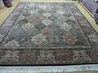 8' X 10' Kurdamir Belgium Machine Made Kirman Multicolor Panel Wool Rug Nice - Jewel Rugs