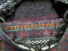 19" X 41" Antique Tribal Nomad Hand Woven Turkish Double Saddle Bag Dark Red - Jewel Rugs