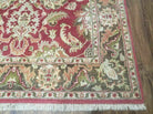 6' X 9' Hand Knotted Indian Sultanabad Agra Wool Rug Vegetable Dyes Handmade - Jewel Rugs