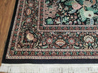 9' X 12' One-Of-A-Kind William Pakistan Oriental Hand-Knotted Wool Green Black - Jewel Rugs