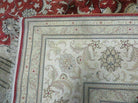 8' X 10' Vintage Handmade Fine Chinese Oriental Silk Rug Hand Knotted Carpet - Jewel Rugs