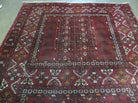 5' X 8' Antique Handmade Fine Tekkeh Turkoman Engsi Hatchli 4 Seasons Wool Rug Bohemian Boho Home Décor - Jewel Rugs