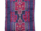 3' X 5' Vintage Handmade Tribal Wool Rug Balouchi Rug Afghan Rug Red Blue Nice - Jewel Rugs