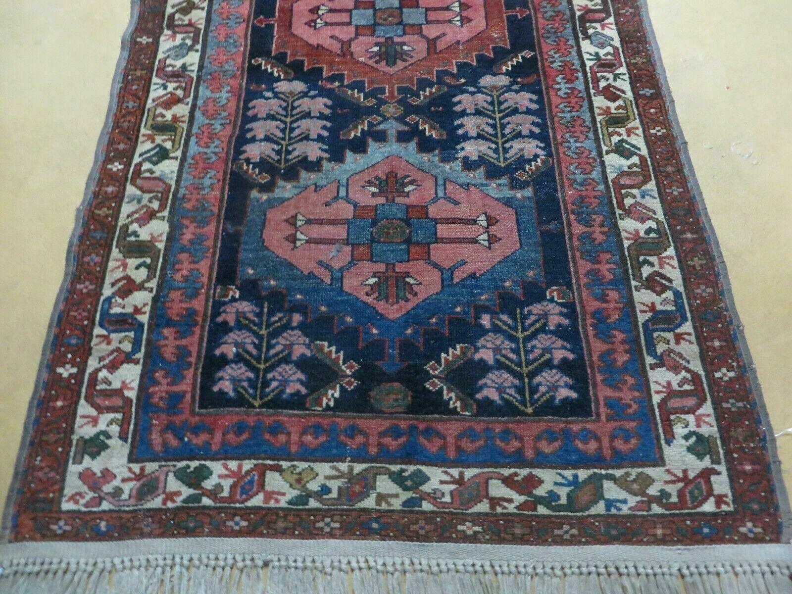 3' X 6' Antique Handmade Turkish Wool Rug Veg Dye Nice - Jewel Rugs