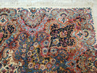 Karastan Kirman Rug, Karastan Floral Kirman #742, Wool Karastan Carpet, Vintage Karastan Area Rug, Original Karastan Rug, Large, 8'7" x 15' - Jewel Rugs