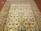 5x8 Rug Antique Handmade Area Rug Wool Rug Organic Dyes Ivory/ Beige Rug 4x7 Rug - Jewel Rugs