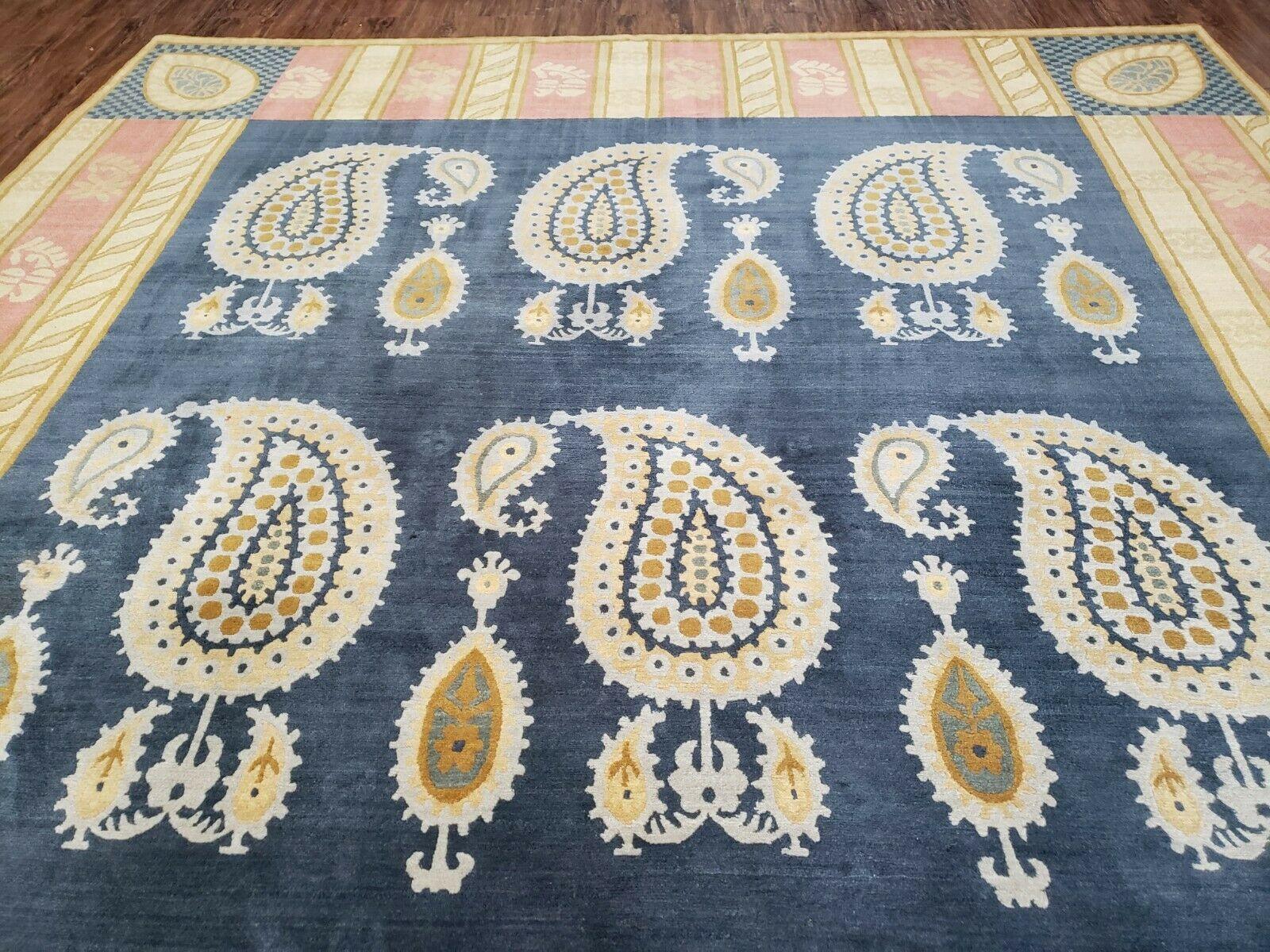 9' X 12' Odegard Handmade Tibetan Nepal Wool Rug Decorative Rug Wow - Jewel Rugs