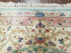 11' X 12' Handmade India Royal Kirman Wool Rug Hand Knotted Carpet Square Green - Jewel Rugs