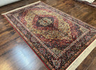 Karastan Rug 5.9 x 9 Medallion Kirman #700/718, Original Karastan Collection 700 Series, Discontinued Wool Karastan Carpet Vintage 6x9 Rug - Jewel Rugs