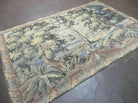 4 ' X 6' Vintage Tapestry Handmade Petitpoint Needlepoint One Of A Kind - Jewel Rugs