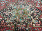 7' X 10' Vintage Handmade India Oriental Floral Hand Knotted Wool Rug Nice - Jewel Rugs