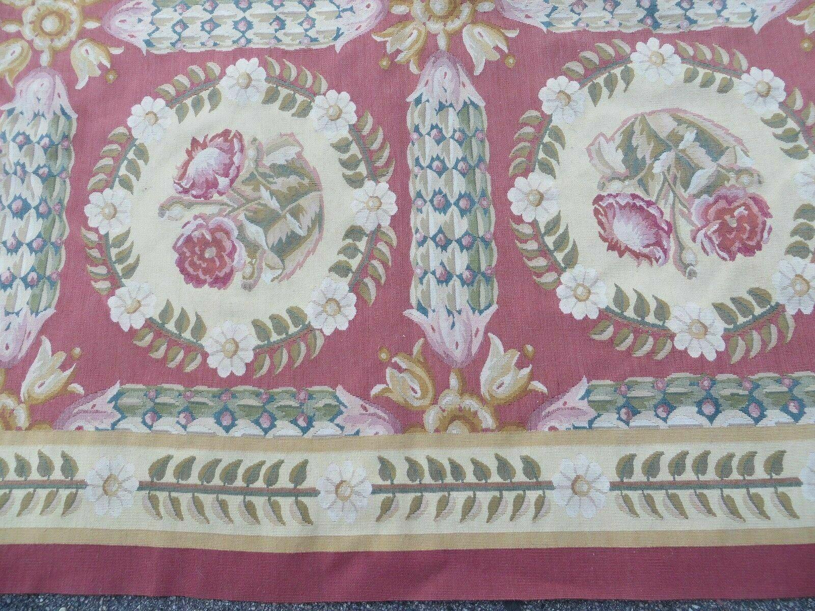 13' X 20' Handmade French Aubusson Weave Savonnerie Needlepoint Rug Nice # 785A - Jewel Rugs