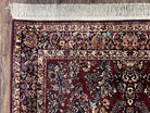 5.9 x 9 Karastan Rug Red Sarouk Rug #785, Karastan Wool Rug, Karastan Carpet, Original 700 Series Vintage Karastan Oriental Rug Discontinued - Jewel Rugs