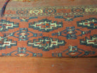 2.5' X 4' Antique Handmade Turkoman Tribal Wool Rug Cushion Case Yamud Diamond - Jewel Rugs