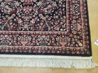 4' 1" X 5' 7" Karastan 500-1125 Black Savonnerie Wool Rug Belgium Kara Shah - Jewel Rugs