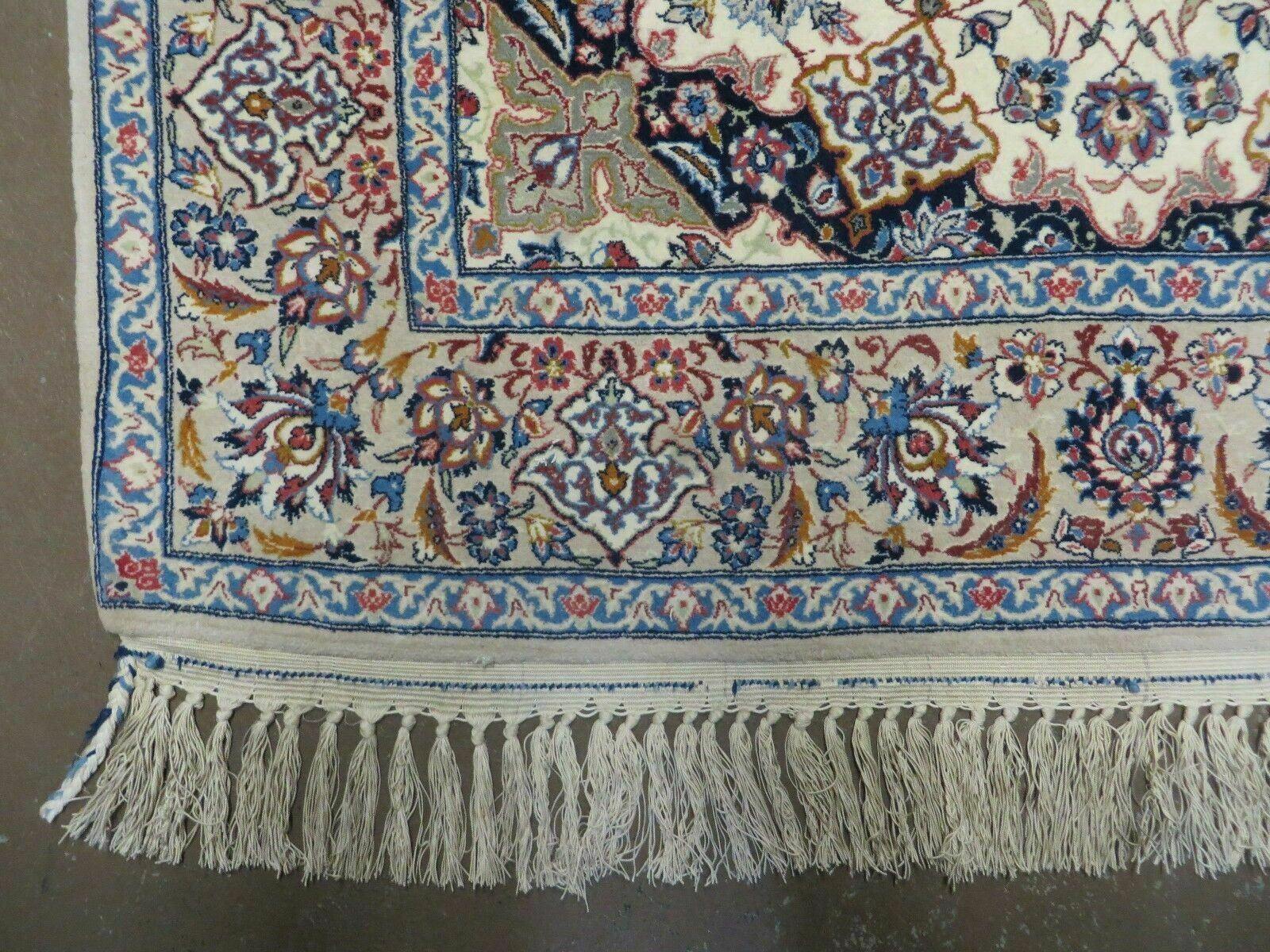 4' X 6' Very Fine Handmade Oriental Wool Silk Accent Rug Hand Knotted Beauty - Jewel Rugs