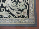 8' X 11' Handmade European Needlepoint Wool Rug Flat Weave Garden Of Eden Nice - Jewel Rugs