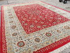 10x13 Oriental Carpet, 10 x 13 Handmade Rug Red, 13x10 Wool Rug, 10x13 Turkish Rug, 10x13 Persian Rug, Oversized Rug, Palace Sized Rug, Nice - Jewel Rugs