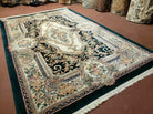 6' X 9' Vintage Chinese Handmade Wool Rug Aubusson Savonnerie - Jewel Rugs