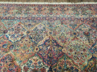 10' X 13' Karastan Kirman Multicolor Panel # 717 American Made Wool Rug Resized - Jewel Rugs