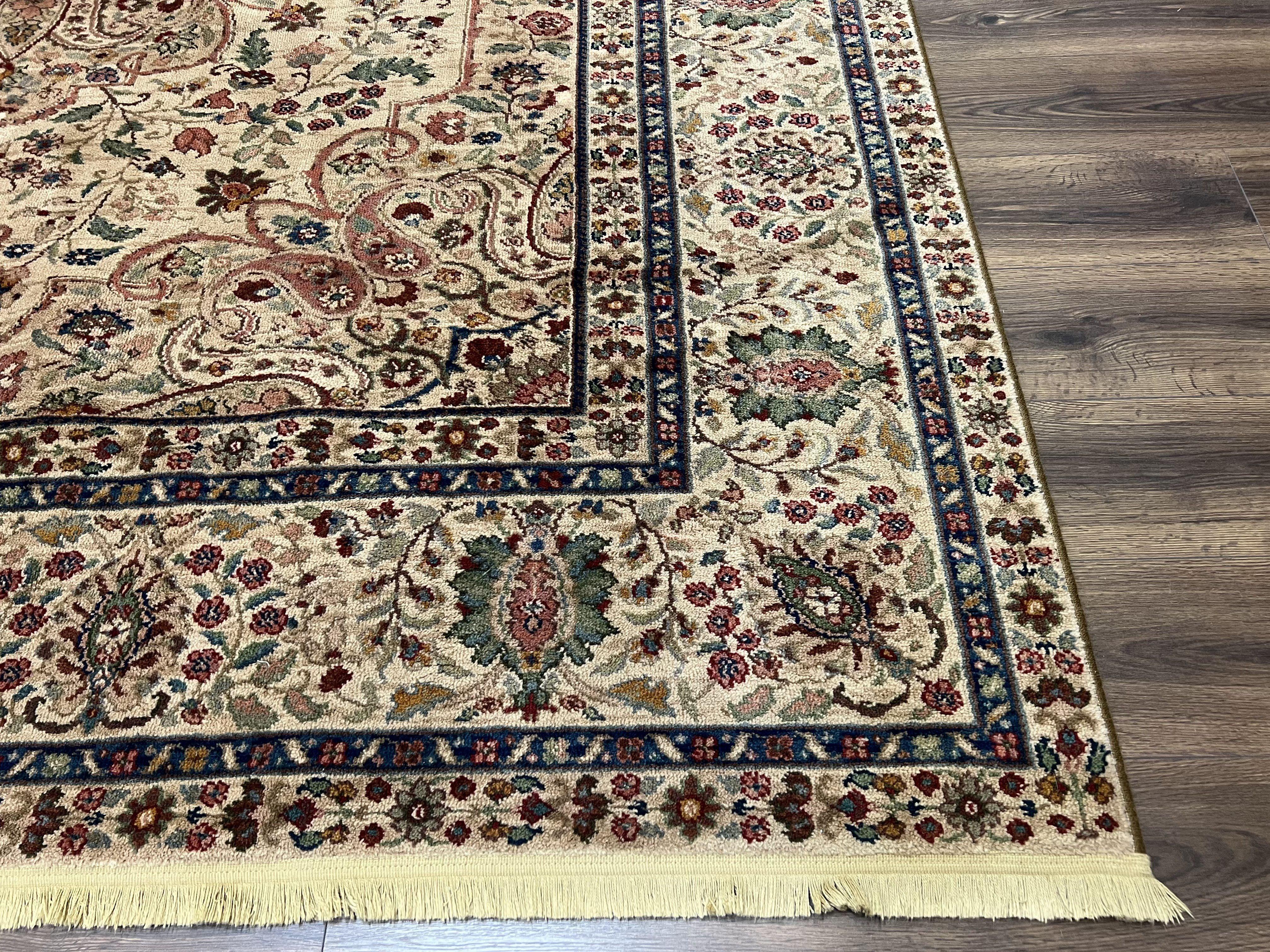 8.8 x 10 Karastan Tabriz Medallion Rug #900-909, Karastan Samovar Rug, Vintage Karastan Carpet, Discontinued Karastan Wool Rug, Vintage Rug - Jewel Rugs