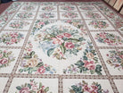 10' X 14' Handmade French Aubusson Savonnerie Design Needlepoint Rug Nice - Jewel Rugs