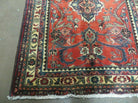 3' 8" X 10' 3" Antique Handmade Turkish Wool Runner Red Rug - Jewel Rugs