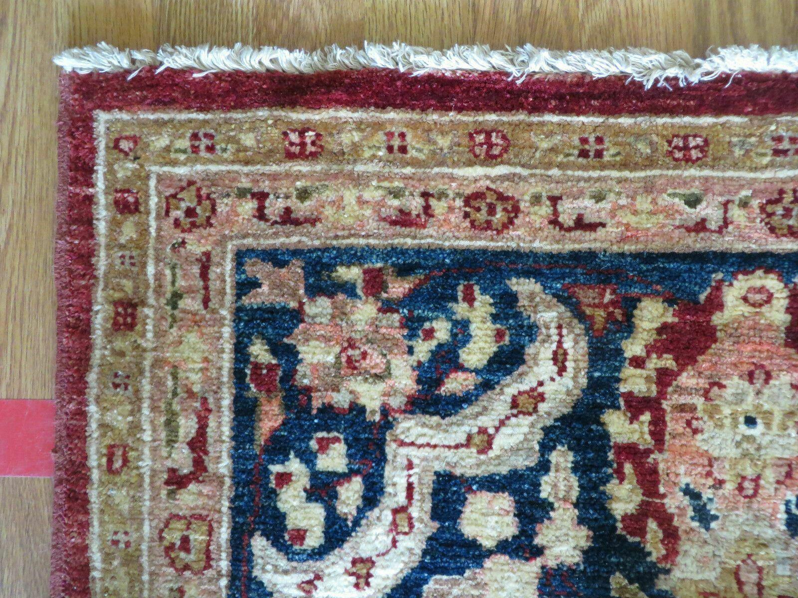 9' X 12 ' Vintage Handmade Peshawar Agra Wool Rug Organic Dyes Nice - Jewel Rugs