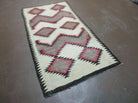 2.5' X 5' Incredible Antique Navajo Navaho Wool Rug Nice - Jewel Rugs