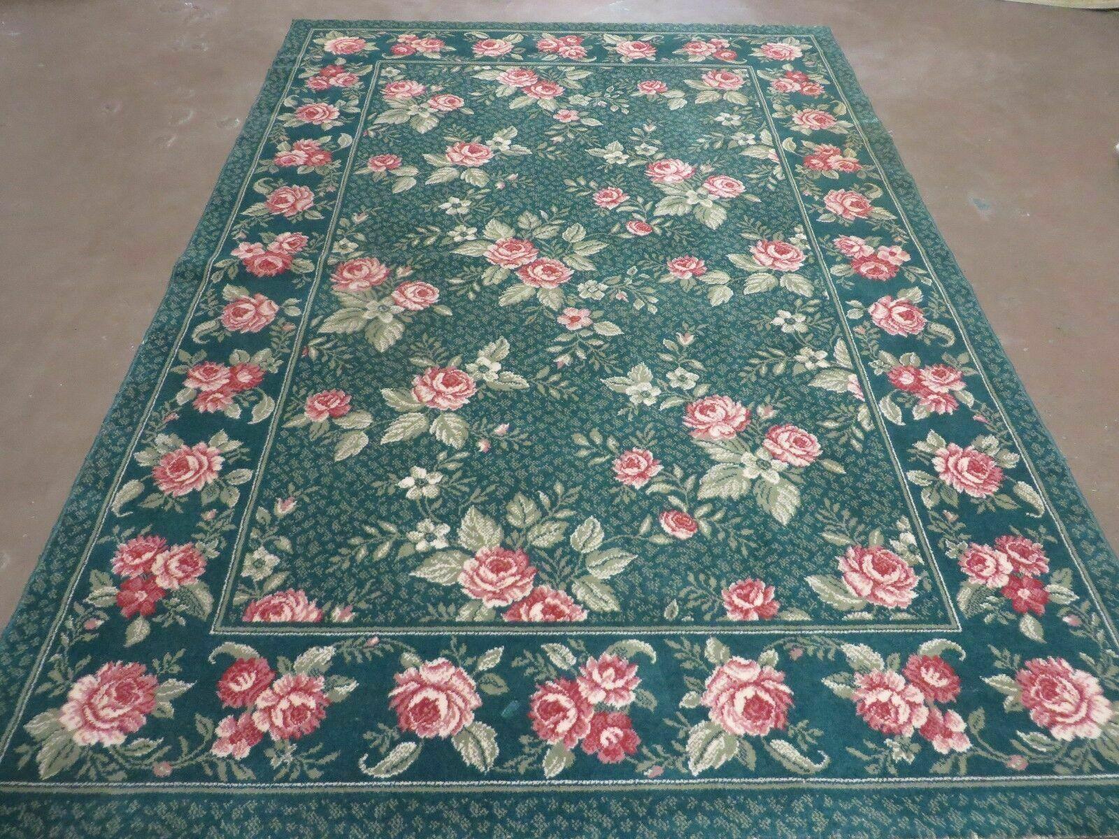 5' 7" X 7' 10" Machine Made Couristan Belgium Made Wool Rug Garden Bouquet Nice - Jewel Rugs