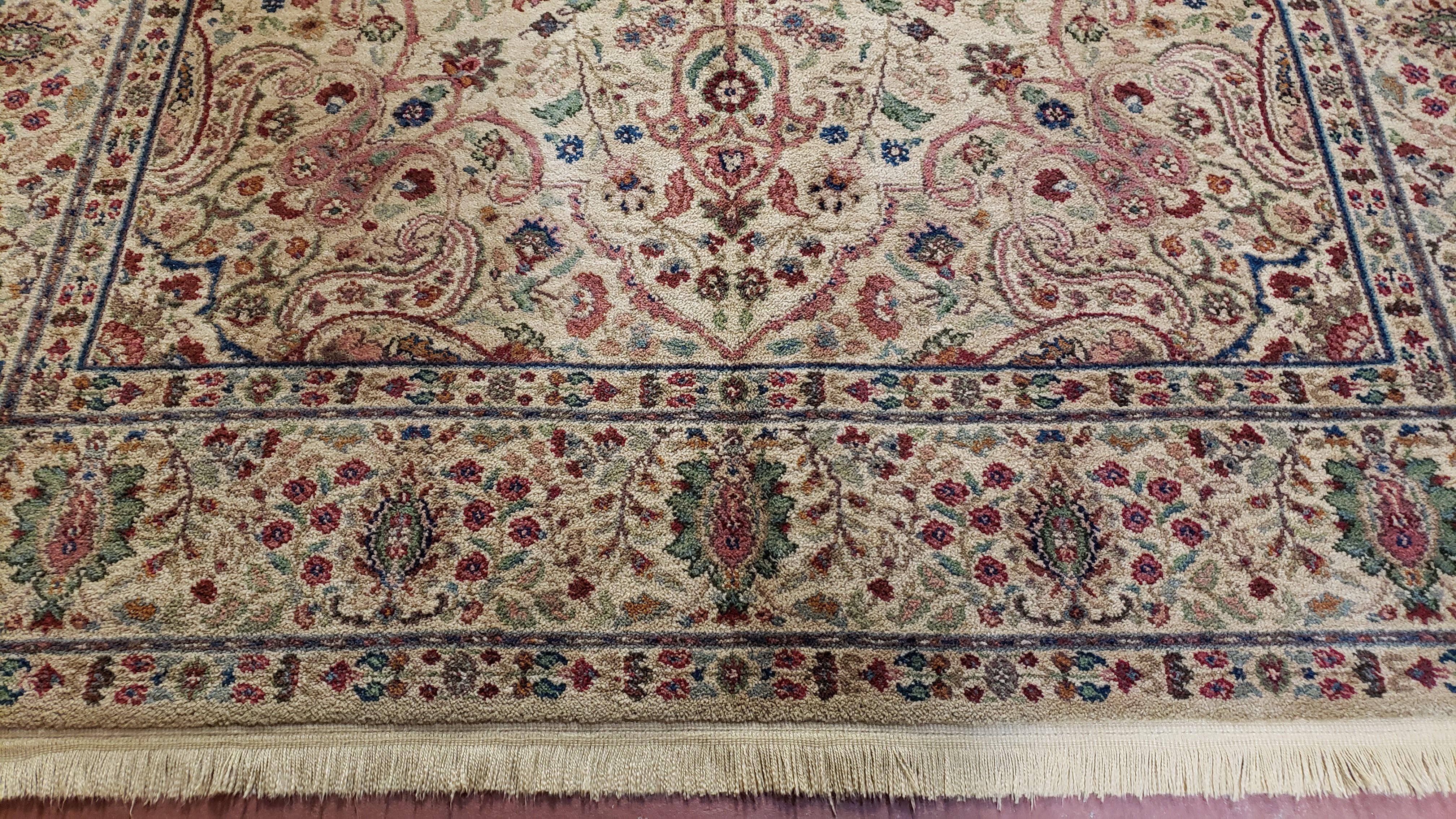 6x9 Karastan Samovar Teawash 900-909 Ta brizz Medallion USA Made 5' 5" x 9" Wool Carpet Vintage Nice - Jewel Rugs