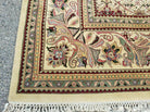 12' X 18' One-of-a-Kind Indian Agra Hand-Knotted Wool Rug Handmade Organic Dyes - Jewel Rugs