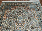 4' X 6' Vintage Handmade Indian Kashmiri Tree Of Life Silk Rug Birds Wow - Jewel Rugs